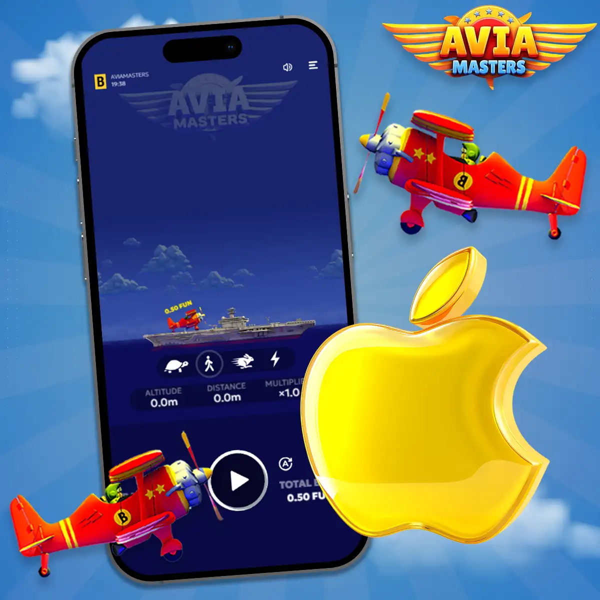 How to download Avia Master game mobile app on iOS?